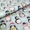 SINGER Christmas Holiday Penguins Cotton Fabric
